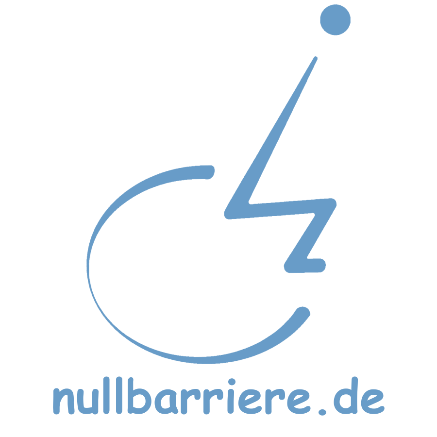 nullbarriere.de - die Webseite zum Themenkreis Barrierefreies Planen, Bauen und Leben Schwerpunkte sind Informationen zu den einschlägigen DIN-Normen und damit verbundene Anbieter- und Produktpräsentation, die Vorstellung interessanter Projekte und Initiativen sowie Auskünfte zu Fördermitteln, Zuschüssen und Finanzierungsmöglichkeiten. nullbarriere.de